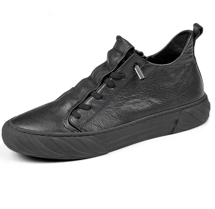 Luxury Italiano: Zapatillas de Cuero Reales