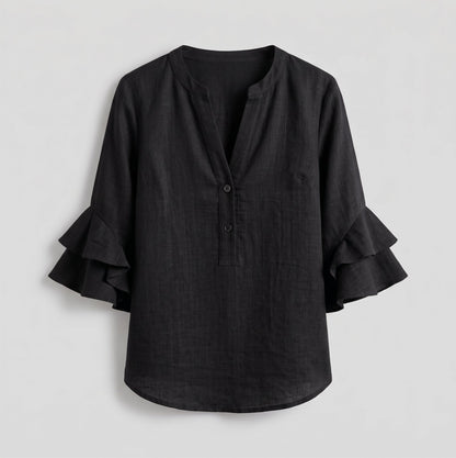 Blusa de lino para mujer - Tatiana